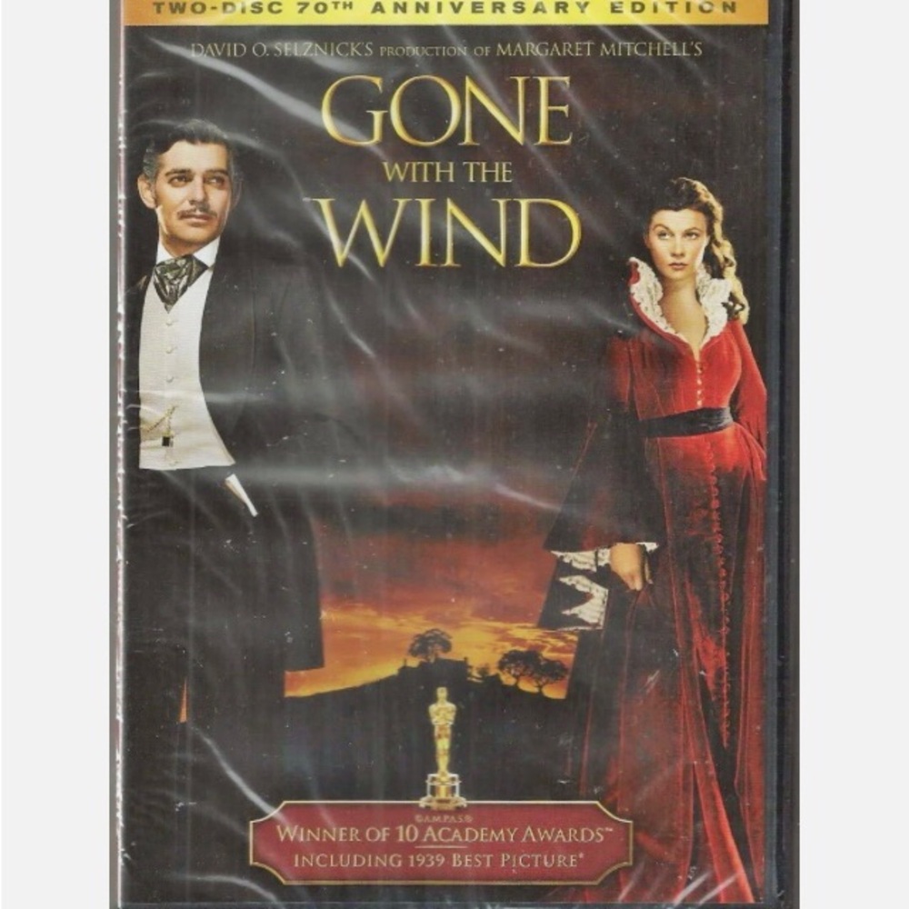 Gone With the Wind DVD, 2-Disc Set, 70th Anniversary Edition